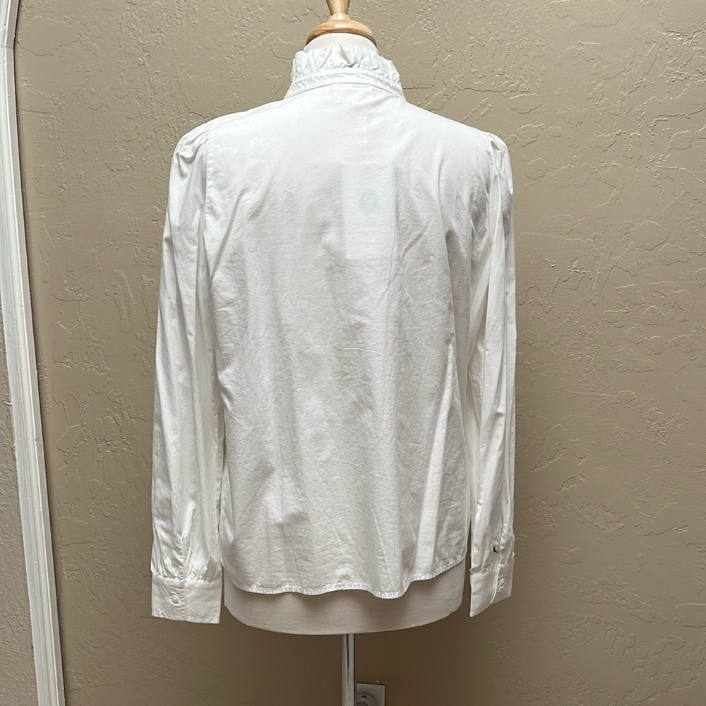 Sézane Ulysse Shirt in Ecru, size 40 (US8), NWT - Picture 6 of 16